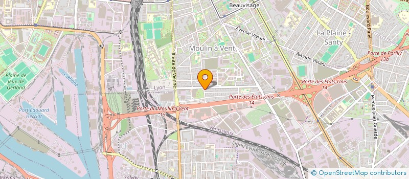 localisation de l'entreprise CLEMENCEAU  VENISSIEUX