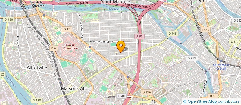 localisation de l'entreprise CLEMENCEAU AMBULANCES à AUBERVILLIERS