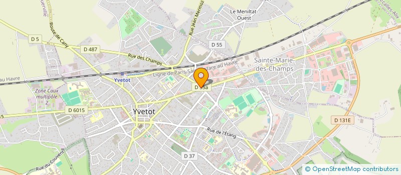 localisation de l'entreprise CLEMENCEAU AUTOMOBILES à YVETOT