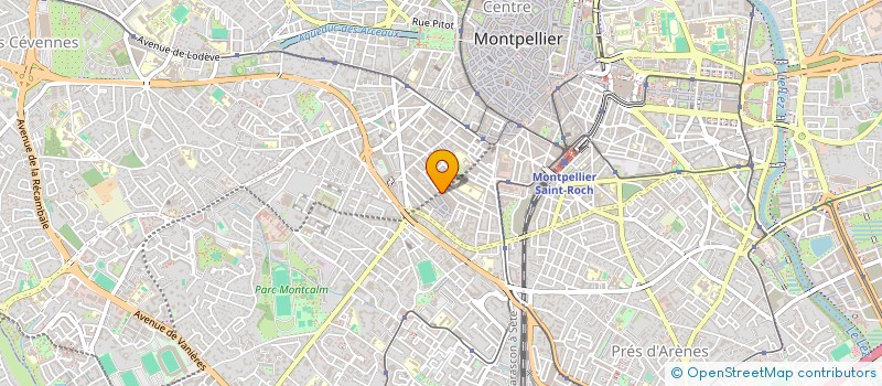 localisation de l'entreprise CLEMENCEAU COIFFURE à MONTPELLIER
