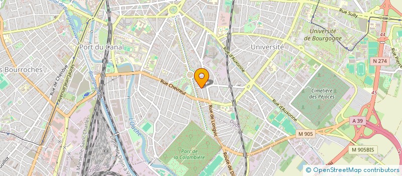 localisation de l'entreprise CLEMENCEAU DIJON 2017 à DIJON