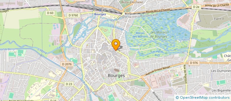 localisation de l'entreprise CLEMENCEAU IMMOBILIER à BOURGES