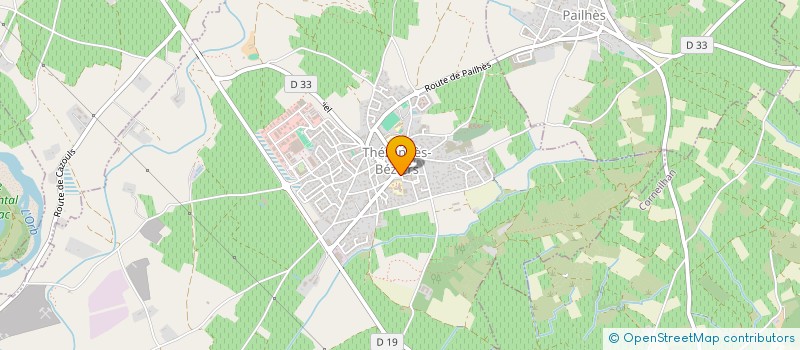 localisation de l'entreprise CLEMENCEAU JMSC  THEZAN-LES-BEZIERS