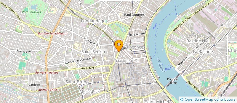 localisation de l'entreprise CLEMENCEAU RENOVATION  BORDEAUX