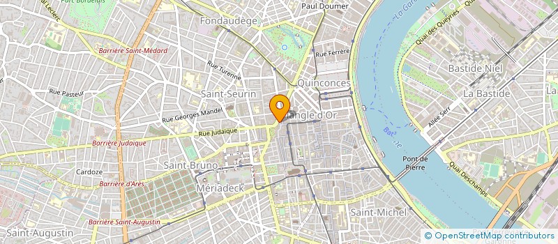 localisation de l'entreprise CLEMENCEAU SARL à BORDEAUX