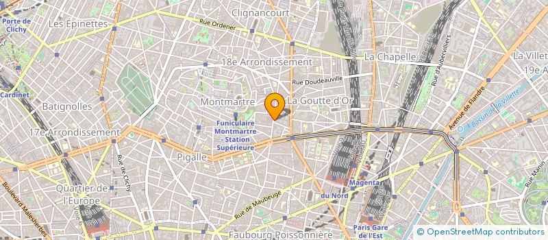 localisation de l'entreprise CLEMENCIEL à PARIS