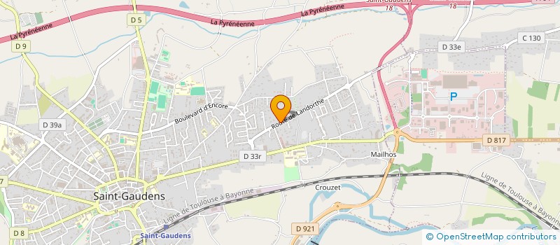 localisation de l'entreprise CLEMENCON PLOMBIER CHAUFFAGISTE  SAINT-GAUDENS