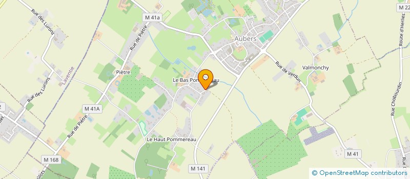 localisation de l'entreprise CLEMENDEL à AUBERS