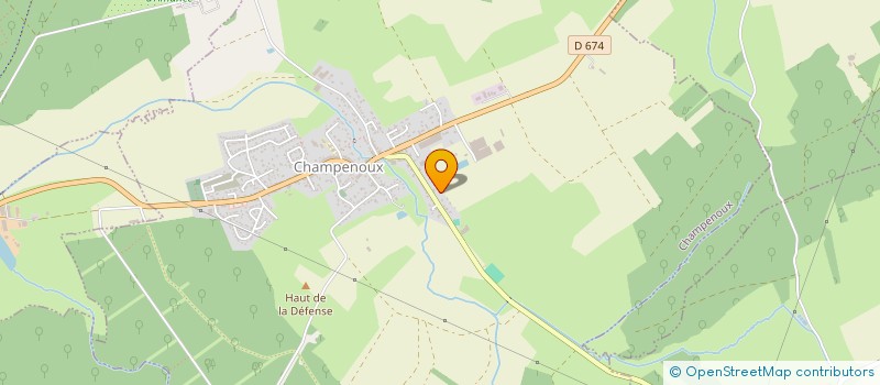 localisation de l'entreprise CLEMENS ASSISTANCE CONSEIL  CHAMPENOUX