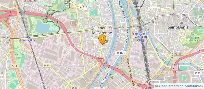 localisation de l'entreprise CLEMENT à VILLENEUVE-LA-GARENNE