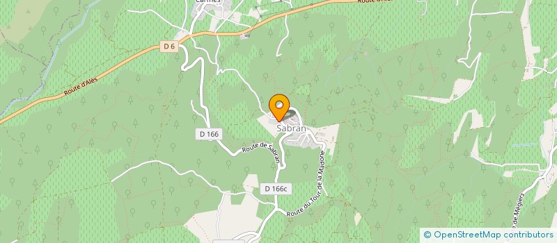 localisation de l'entreprise CLEMENT à SABRAN
