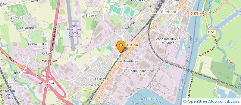 localisation de l'entreprise CLEMENT  MACON