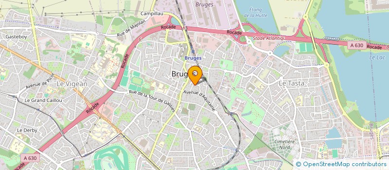 localisation de l'entreprise CLEMENT à BRUGES