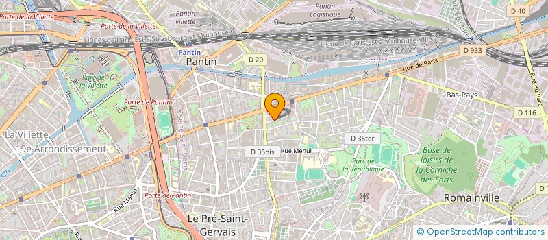 localisation de l'entreprise CLEMENT à PANTIN