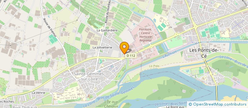 localisation de l'entreprise CLEMENT ADER  SAINTE-GEMMES-SUR-LOIRE