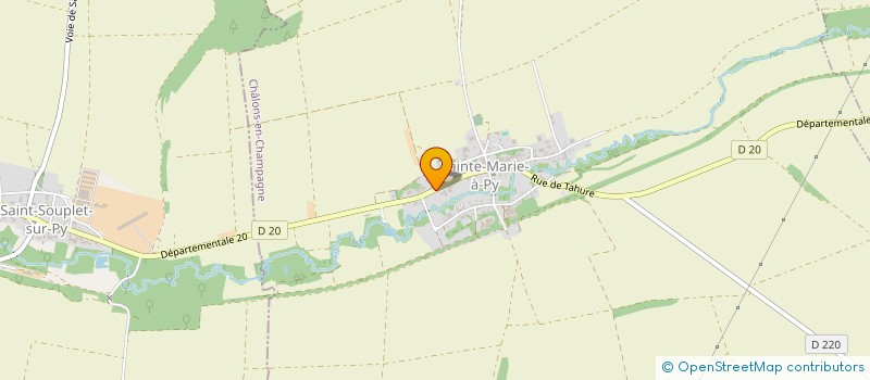 localisation de l'entreprise CLEMENT BARBIER  SAINTE-MARIE-A-PY