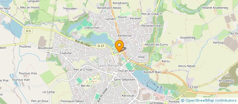 localisation de l'entreprise CLEMENT BARON SAINT-RENAN à SAINT-RENAN