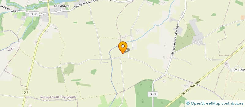 localisation de l'entreprise CLEMENT BERGON  CAMBERNARD