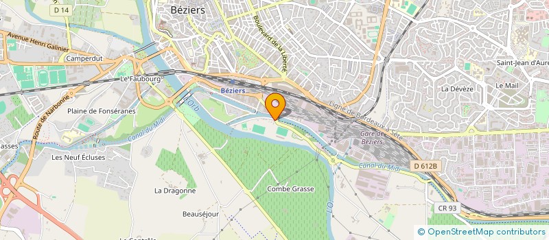 localisation de l'entreprise CLEMENT BIGOT à BEZIERS