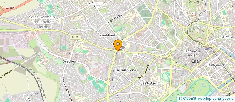 localisation de l'entreprise CLEMENT BRIET CARDIOLOGIE à CAEN