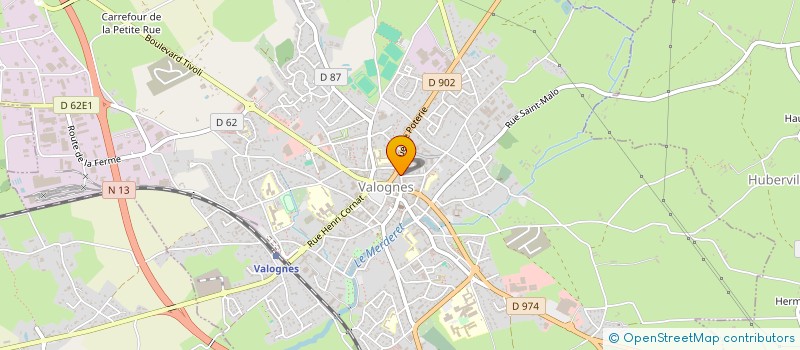 localisation de l'entreprise CLEMENT COIFFURE  VALOGNES