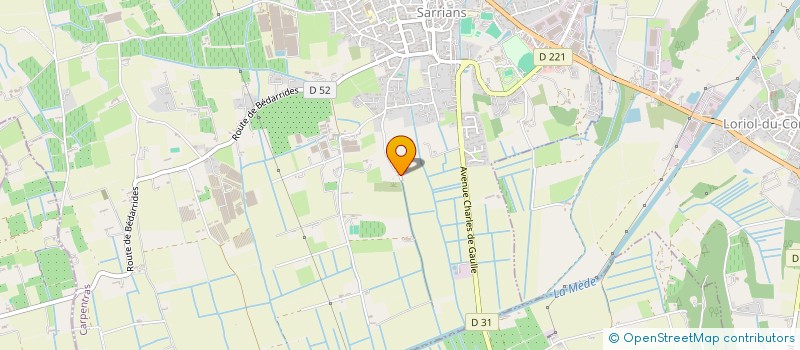 localisation de l'entreprise CLEMENT CONSTRUCTION à SARRIANS