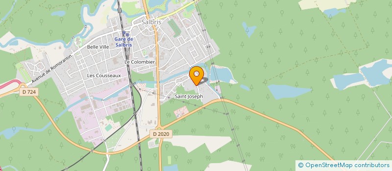 localisation de l'entreprise CLEMENT COUVERTURE  SALBRIS