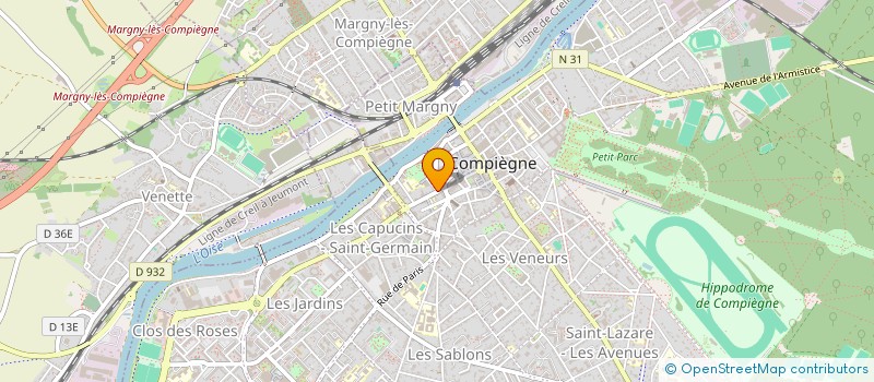 localisation de l'entreprise CLEMENT DANNE EURL  COMPIEGNE