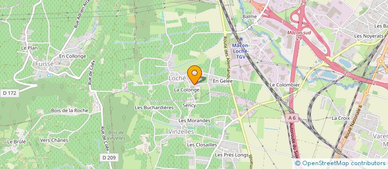 localisation de l'entreprise CLEMENT ELECTRICITE à MACON