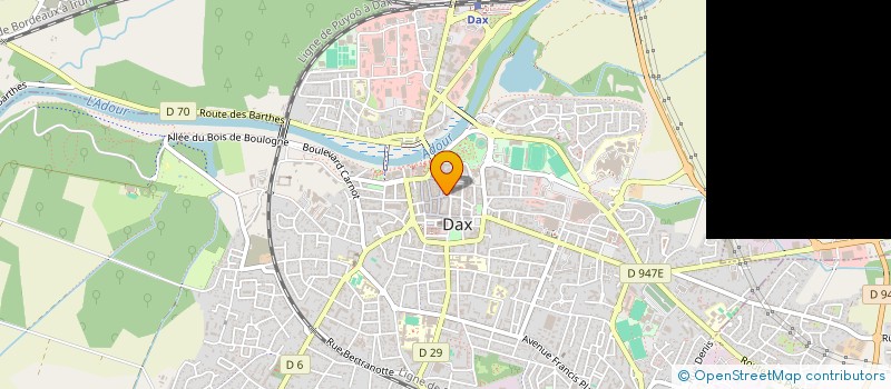 localisation de l'entreprise CLEMENT ET MECHIN  DAX