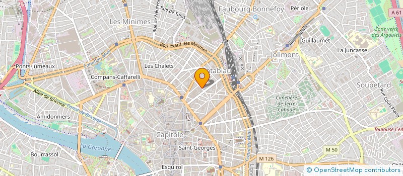 localisation de l'entreprise CLEMENT FOG COMMUNICATION  TOULOUSE