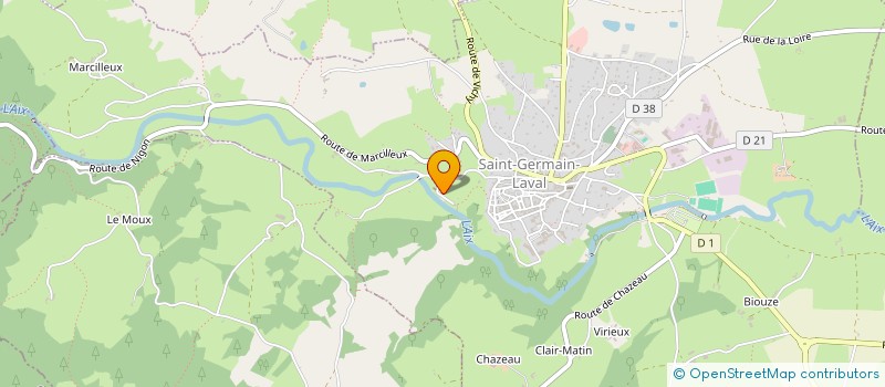 localisation de l'entreprise CLEMENT FRERES  GREZOLLES