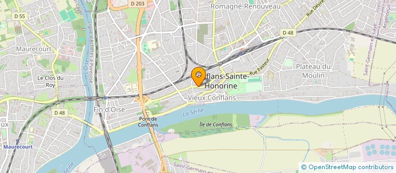 localisation de l'entreprise CLEMENT GARNIER INGENIERIE à CONFLANS-SAINTE-HONORINE
