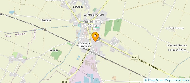 localisation de l'entreprise CLEMENT GERARD à CORBEILLES