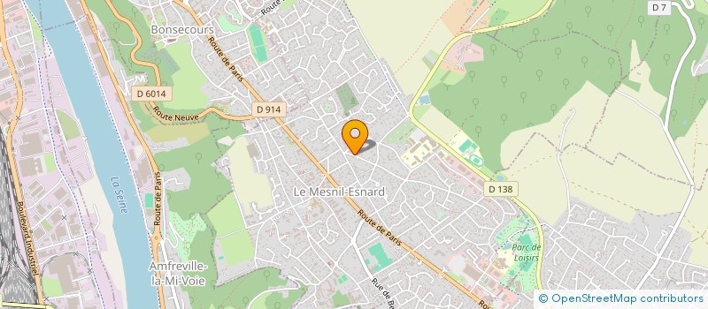 localisation de l'entreprise CLEMENT HU HOLDING  LE MESNIL-ESNARD