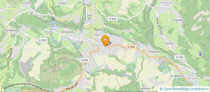 localisation de l'entreprise CLEMENT ICARD SPFPL  ARTEMARE