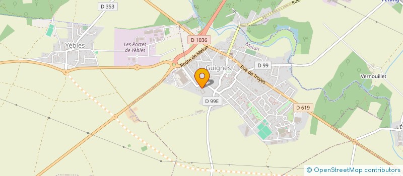 localisation de l'entreprise CLEMENT IMMOBILIER  GUIGNES