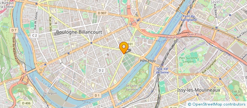 localisation de l'entreprise CLEMENT'IN  BOULOGNE-BILLANCOURT