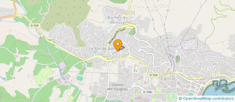 localisation de l'entreprise CLEMENT LD à BORMES-LES-MIMOSAS