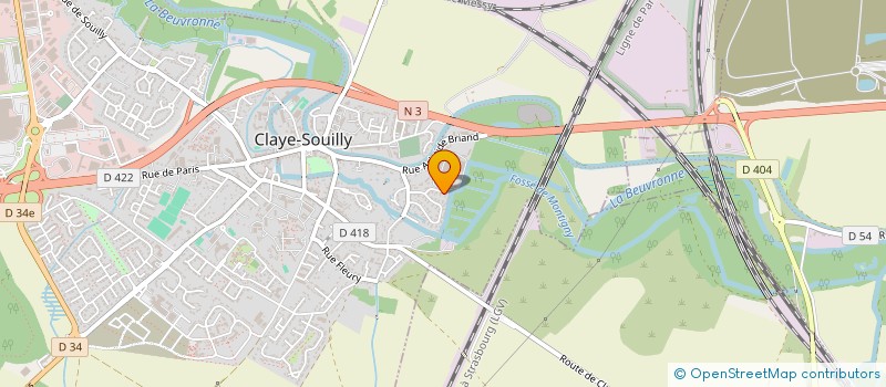 localisation de l'entreprise CLEMENT-LEFEBVRE  ANNET-SUR-MARNE