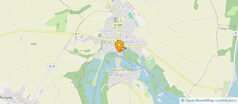 localisation de l'entreprise CLEMENT LEIGNEL à BRAY-SUR-SOMME