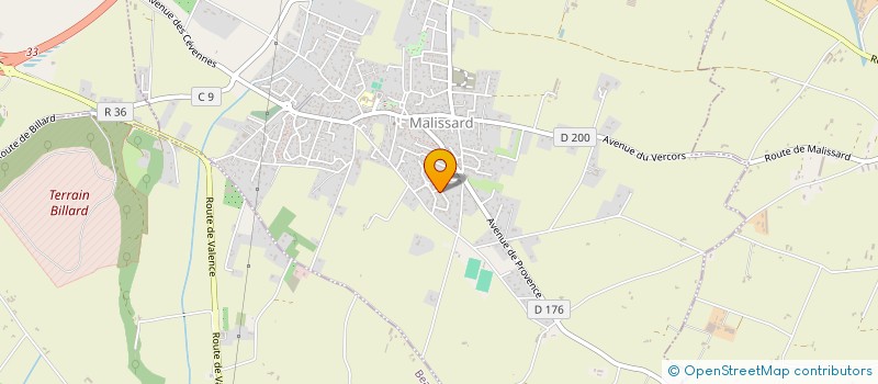 localisation de l'entreprise CLEMENT MATHIEU  MALISSARD