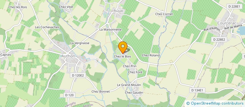 localisation de l'entreprise CLEMENT MICHEL à AUJAC