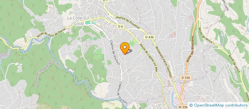 localisation de l'entreprise CLEMENT MONTFORT  LA COLLE-SUR-LOUP