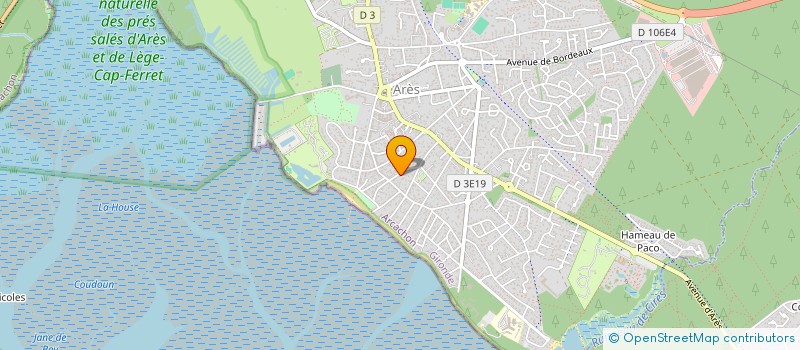 localisation de l'entreprise CLEMENT MULTISERVICES  ARES