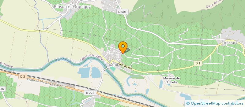 localisation de l'entreprise CLEMENT-NABAIS  COEUR-DE-LA-VALLEE