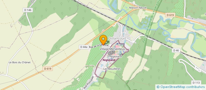 localisation de l'entreprise CLEMENT NACHIN  DOLANCOURT