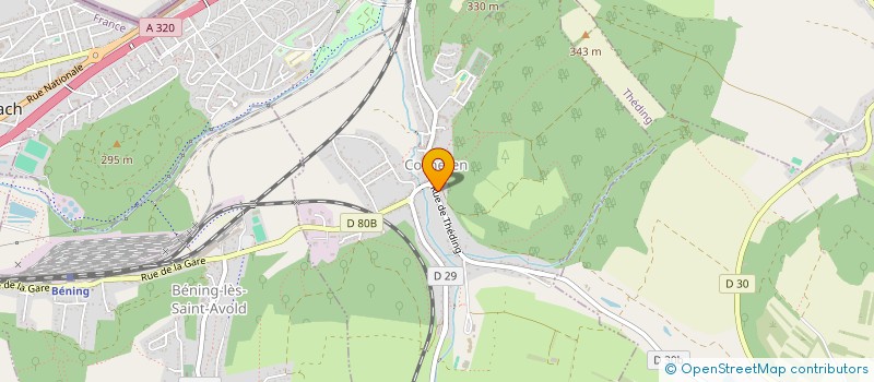 localisation de l'entreprise CLEMENT P DEPANNAGE  COCHEREN