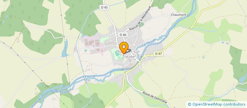 localisation de l'entreprise CLEMENT PAYSAGE 45 à OUZOUER-SUR-TREZEE