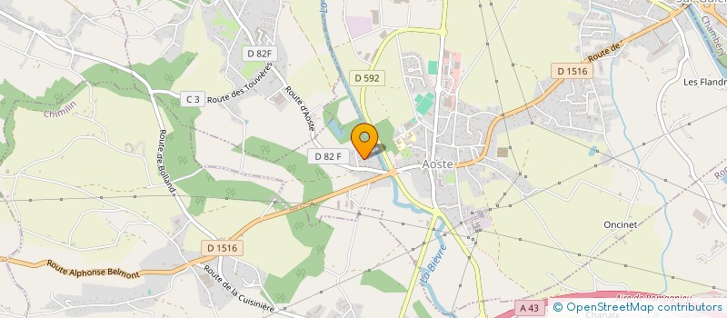 localisation de l'entreprise CLEMENT RENOV'  AOSTE